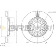 CD6991V.JPG Coppia Dischi Freno Anteriore 92113000 Toyota Hiace Iv Autobus Hiace Iv Furgonato Hiace/commuter V Autobus Hiace V F