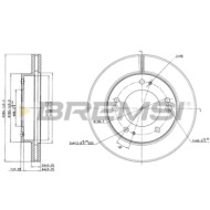 CD6993V.JPG Coppia Dischi Freno Anteriore 92104400 Kia Retona Fuoristrada Chiuso Sportage Suv Nero