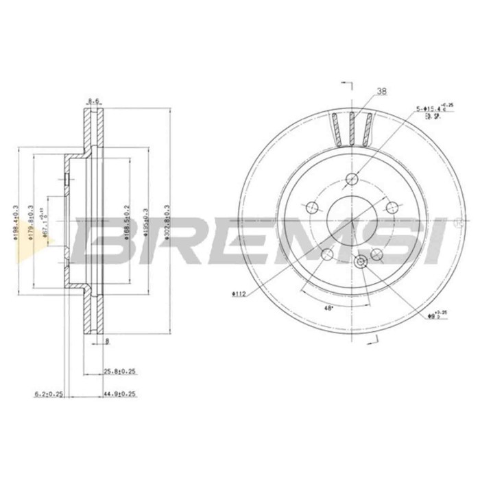 CD7036V.JPG Coppia Dischi Freno Anteriore 92089900 Mercedes-benz Classe M Ventilato