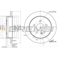 CD7037S.JPG Coppia Dischi Freno Posteriore 92090000 Mercedes-benz Classe M Pieno