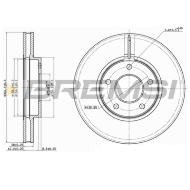 CD7069V.JPG Coppia Dischi Freno Anteriore 92098900 Jaguar Xk8 Coupé Xk8 Convertible Xj Xk Coupé Xk Cabriolet Daimler Daimler Xj 