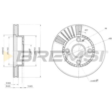 CD7104V.JPG Coppia Dischi Freno Anteriore 98200 Mazda 323 P V 323 S Vi 323 F Vi Ventilato