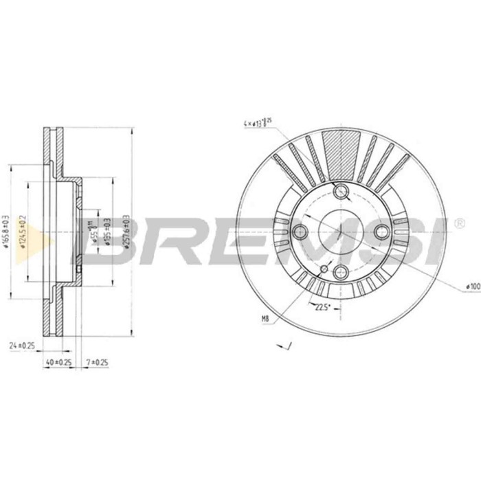 CD7105V.JPG Coppia Dischi Freno Anteriore 92103100 Mazda 323 F Vi 323 S Vi Nero