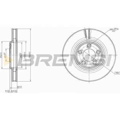 CD7107V.JPG Coppia Dischi Freno Anteriore 92099000 Jaguar S-type Lincoln Ls Ventilato
