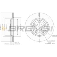 CD7108V.JPG Coppia Dischi Freno Posteriore 92099100 Lincoln Ls Jaguar S-type Xj Daimler Super Eight Ventilato