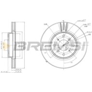 CD7119V.JPG Coppia Dischi Freno Anteriore 92110100 Honda Accord Vi Accord Vi Coupé Accord Vi Hatchback Ventilato