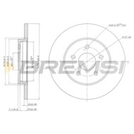 CD7126S.JPG Coppia Dischi Freno Posteriore 92109700 Ford Mondeo Iii Turnier (bwy) Pieno
