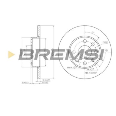 CD7129S.JPG Coppia Dischi Freno Anteriore 92111300 Opel Corsa C Corsa C Cassone/coda Spiovente Nero