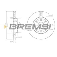 CD7131V.JPG Coppia Dischi Freno Anteriore 92028200 Opel Meriva A Mpv / Space Wagon (x03)