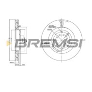 CD7140V.JPG Coppia Dischi Freno Anteriore 92111500 Citroen C4 Ii (nc)