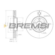 CD7165V.JPG Coppia Dischi Freno Anteriore 92115000 Peugeot 807 (eb)