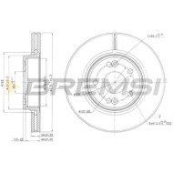 CD7182V.JPG Coppia Dischi Freno Anteriore 92118900 Renault Laguna Ii Laguna Ii Grandtour Ventilato