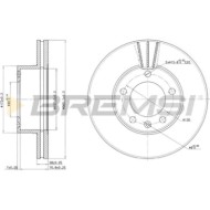 CD7217V.JPG Coppia Dischi Freno Anteriore 92115900 Renault Master Ii Furgonato (fd)