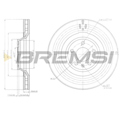 CD7238V.JPG Coppia Dischi Freno Anteriore 92132400 Audi A6 A6 Avant A6 Allroad Ventilato