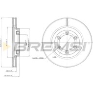 CD7346V.JPG Coppia Dischi Freno Anteriore 92138400 Ssangyong Musso (fj)