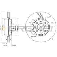 CD7374V.JPG Coppia Dischi Freno Anteriore 92129300 Opel Astra H Gtc (a04)
