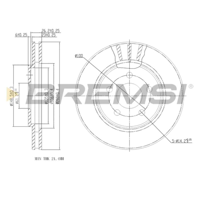 CD7407V.JPG Coppia Dischi Freno Anteriore 92271603 Chrysler Stratus Stratus Cabriolet Sebring Coupé Dodge Stratus Ventilato
