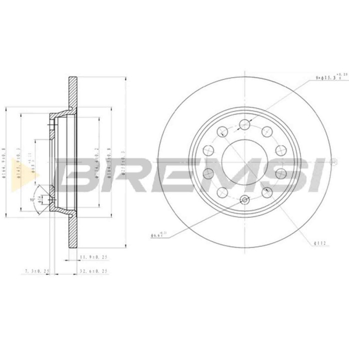 CD7425S.JPG Coppia Dischi Freno Posteriore 92106300 Audi A4 A4 Avant A4 Cabriolet Volkswagen Passat Variant Passat Seat Exeo Exe