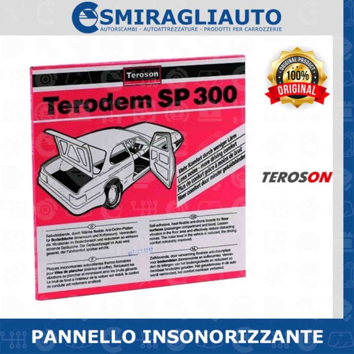 144995-large_default.jpg Teroson Sp300 Kit 4 Pannello Insonorizzante Insonorizzazione Auto Camion 50x100
