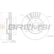CD7494V.JPG Coppia Dischi Freno Anteriore 92179003 Nissan Maxima / Maxima Qx Iv (a32) Ventilato