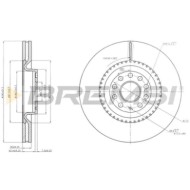 CD7504V.JPG Coppia Dischi Freno Anteriore 92120600 Volkswagen Golf Vi (5k1)