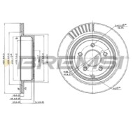 CD7506S.JPG Coppia Dischi Freno Posteriore 92149300 Infiniti M (y51) Pieno
