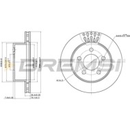 CD7525V.JPG Coppia Dischi Freno Anteriore 92186800 Jeep Cherokee Wrangler Ii Ventilato