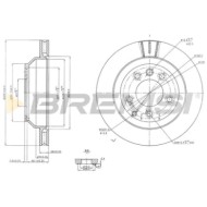 CD7580V.JPG Coppia Dischi Freno Posteriore 92122000 Porsche Cayenne Volkswagen Touareg Audi Q7 Nero