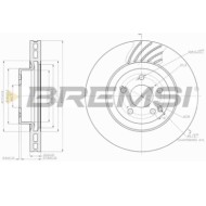CD7595V.JPG Coppia Dischi Freno Anteriore 92119900 Mercedes-benz Classe Glk Classe E Classe E T-model Cls Classe E Pianale Piatt