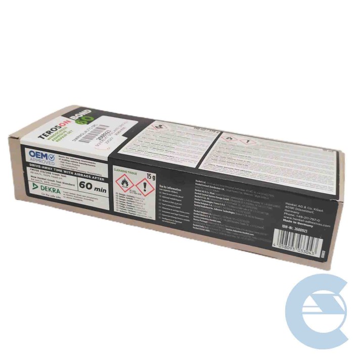 Teroson Bond 60 Kit Adesivo Per Vetri Auto 310ml Sostituisci Parabrezza