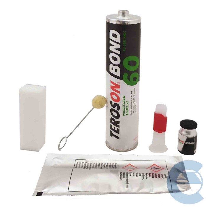 Teroson Bond 60 Kit Adesivo Per Vetri Auto 310ml Sostituisci Parabrezza
