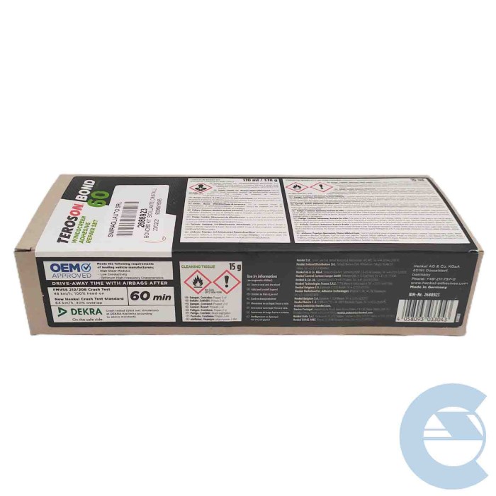 150849.jpg Teroson Bond 60 Kit Adesivo Per Vetri Auto 310ml Sostituisci Parabrezza