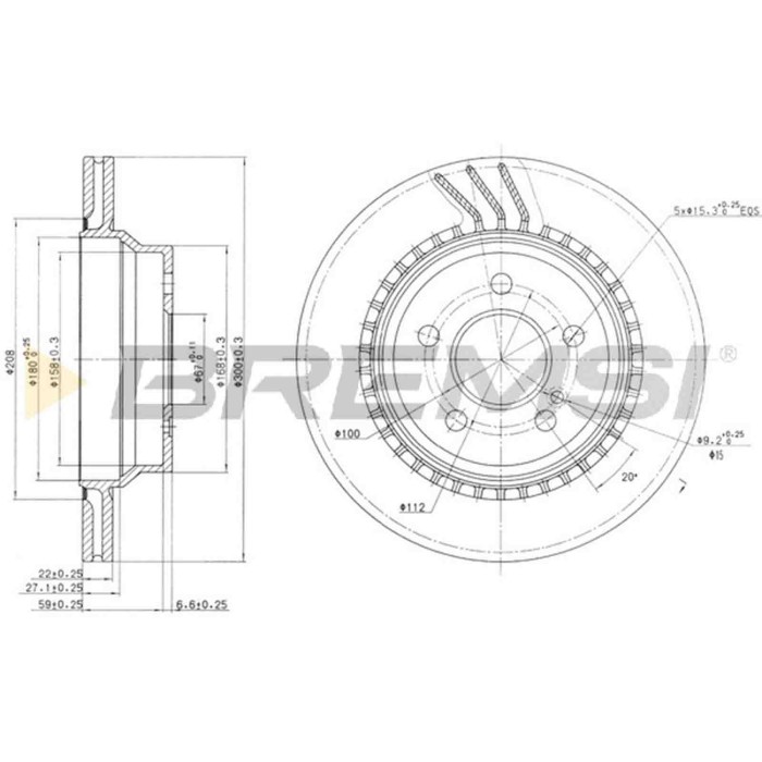 CD7672V.JPG Coppia Dischi Freno Posteriore 92115500 Mercedes-benz Cls (c218)