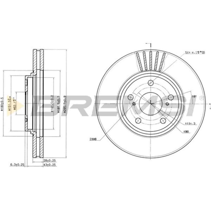 CD7684V.JPG Coppia Dischi Freno Anteriore 09a11010 Toyota Solara Coupé Harrier Ventilato