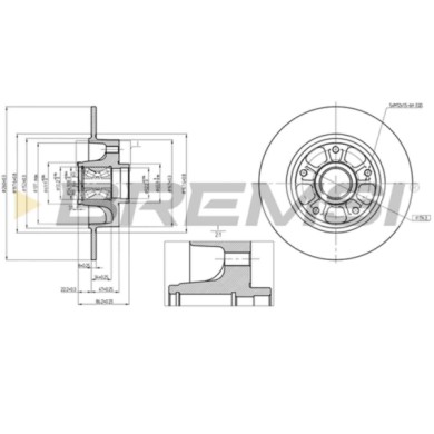 CD7730S.JPG Coppia Dischi Freno Posteriore 92196000 Renault Megane Cc (ez0/1)