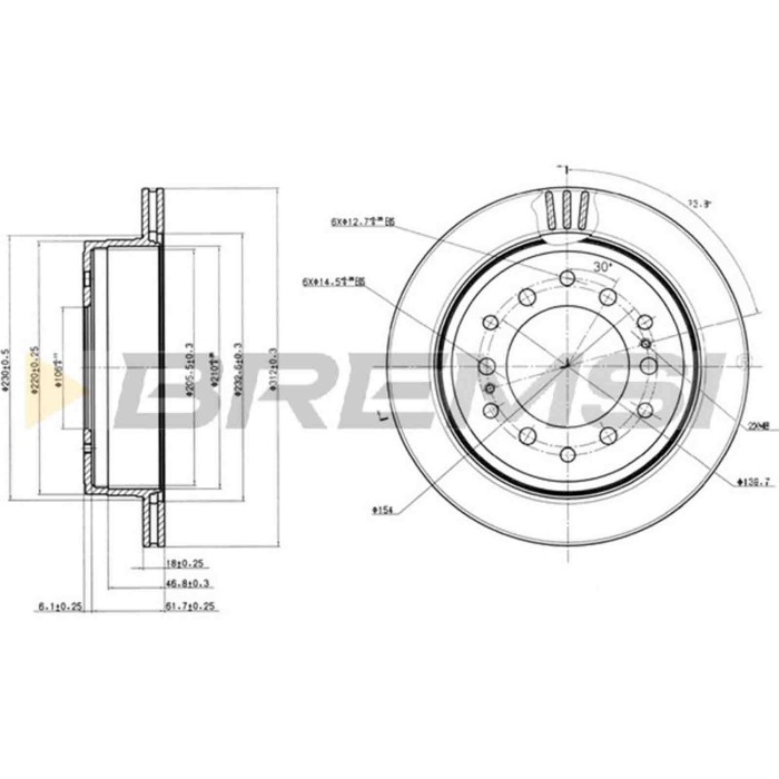 CD7743V.JPG Coppia Dischi Freno Posteriore 92170100 Toyota Land Cruiser Prado Land Cruiser Land Cruiser 90 Land Cruiser Hardtop 