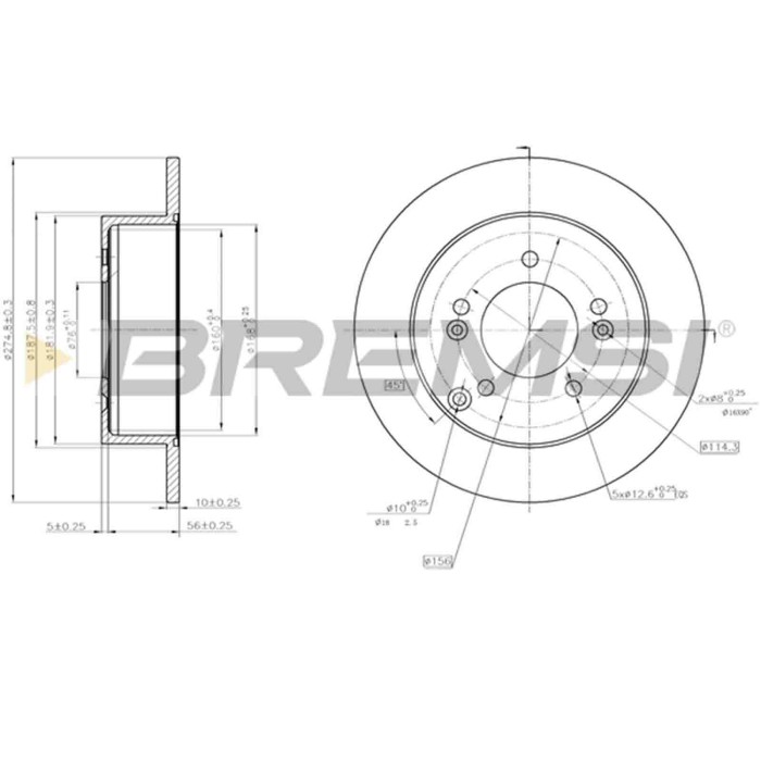 CD7752S.JPG Coppia Dischi Freno Posteriore 92185803 Kia Carens Iii Mpv/space Wagon Opel Insignia A Sports Tourer Nero