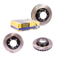 Coppia Dischi Freno Anteriore 92171900 Mercedes-benz Classe S Opel Insignia A Tre Volumi Perforato / Autoventilato