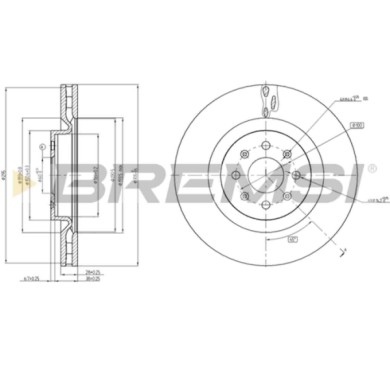 CD7773V.JPG Coppia Dischi Freno Anteriore 92202203 Fiat Punto Grande Punto Punto Evo Opel Insignia A Tre Volumi Nero