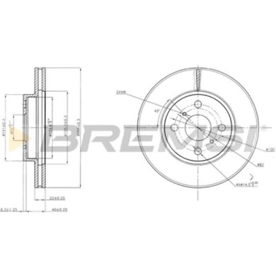 CD7779V.JPG Coppia Dischi Freno Anteriore 92156100 Toyota Yaris/vios Tre Volumi Yaris Opel Insignia A Nero