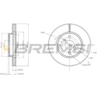 CD7779V.JPG Coppia Dischi Freno Anteriore 92156100 Toyota Yaris/vios Tre Volumi Yaris Opel Insignia A Nero