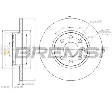 CD7784S.JPG Coppia Dischi Freno Anteriore 92164603 Opel Corsa D (s07)