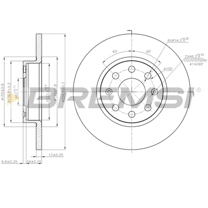 CD7784S.JPG Coppia Dischi Freno Anteriore 92164603 Opel Corsa D (s07)