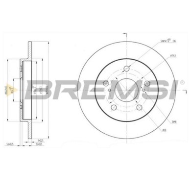 CD7788S.JPG Coppia Dischi Freno Posteriore 92164100 Toyota Auris Corolla Tre Volumi Yaris Opel Insignia A Sports Tourer Nero