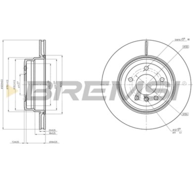 CD7812V.JPG Coppia Dischi Freno Posteriore 92201903 Bmw 1 Cabriolet 1 Coupé Nero