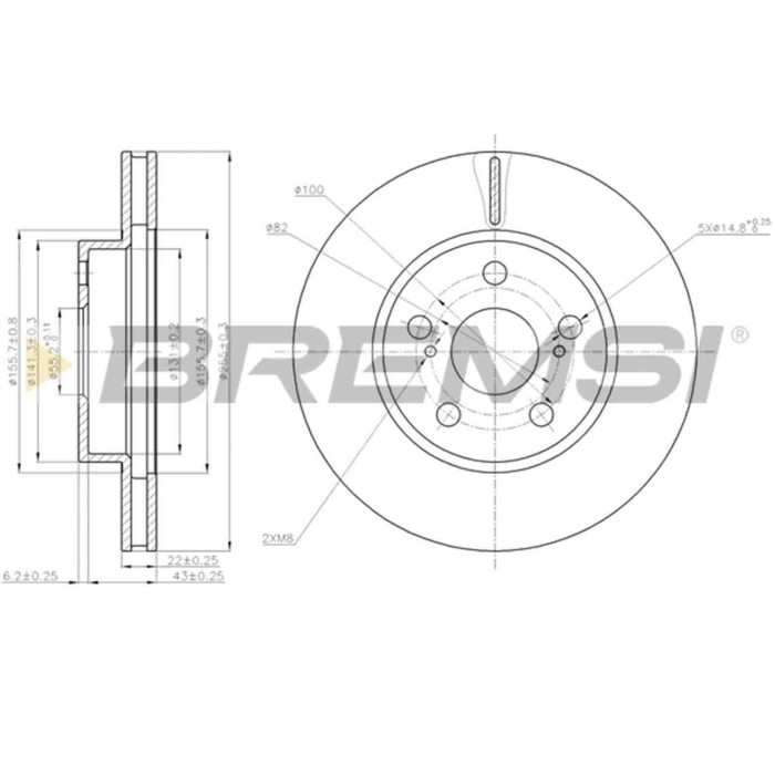 CD7886V.JPG Coppia Dischi Freno Anteriore 92179500 Toyota Prius 2 Volumi/coda Spiovente Ventilato
