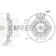 CD7892V.JPG Coppia Dischi Freno Anteriore 92112900 Mitsubishi L400 Autobus L400 Furgonato Delica/space Gear Ventilato