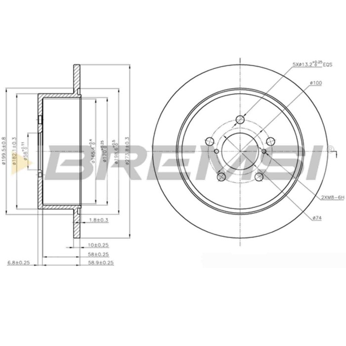 CD7903S.JPG Coppia Dischi Freno Anteriore 92167800 Subaru Legacy Iv Legacy Iv Station Wagon Outback Nero