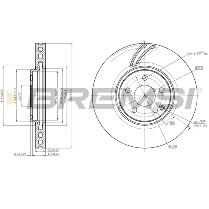 CD7908V.JPG Coppia Dischi Freno Anteriore 92198805 Mercedes-benz Classe E Classe E T-model Ventilato