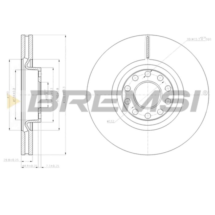CD7983V.JPG Coppia Dischi Freno Anteriore 92154703 Audi A6 A6 Avant Ventilato